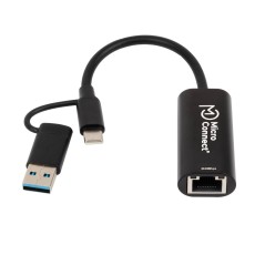 MicroConnect Premium USB-C / A to RJ45